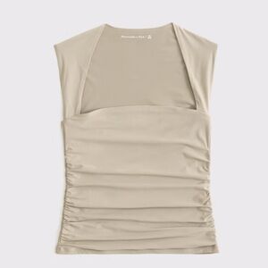 Abercrombie & Fitch Ava Square neck Tan Tank Top tan small